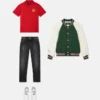 Polo din bumbac piqué imprimat pentru copii