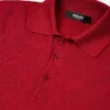 Polo din tricot de mătase și bumbac Polo din tricot de mătase și bumbac