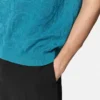 Polo din tricot de mătase și bumbac Polo din tricot de mătase și bumbac