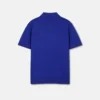 Polo din tricot de mătase și bumbac Polo din tricot de mătase și bumbac