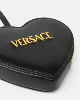 Portmoneu Versace Tag din piele nappa Portmoneu Versace Tag din piele nappa