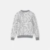 Pulover din tricotaj din bumbac jacquard pentru copii