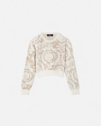 Pulover pentru copii din amestec de viscoză jacquard