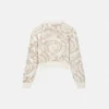 Pulover pentru copii din amestec de viscoză jacquard Pulover pentru copii din amestec de viscoză jacquard