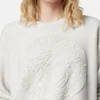 Pulover tricotat din amestec de cașmir cu model Medusa Pulover tricotat din amestec de cașmir cu model Medusa