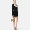 Rochie blezer din lână cu două rânduri de nasturi Rochie blezer din lână cu două rânduri de nasturi