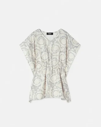 Rochie din bumbac imprimată pentru copii