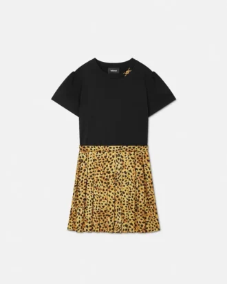 Rochie din bumbac jersey cu imprimeu pentru copii