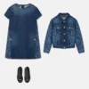 Blouson din denim cu laser pentru copii Blouson din denim cu laser pentru copii