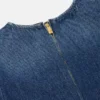 Rochie din denim cu imprimeu laser pentru copii Rochie din denim cu imprimeu laser pentru copii