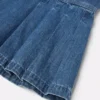 Rochie din denim plisată pentru copii