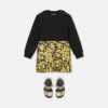 Rochie din jersey de bumbac cu imprimeu pentru bebeluși Rochie din jersey de bumbac cu imprimeu pentru bebeluși