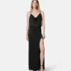 Rochie din jersey de viscoză cu drapaj Rochie din jersey de viscoză cu drapaj