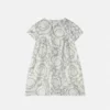 Rochie din mătase twill cu imprimeu pentru copii