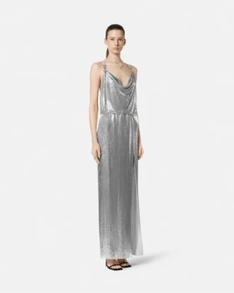 Rochie din plasă metalică