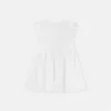 Rochie din poplin de bumbac brodată pentru copii Rochie din poplin de bumbac brodată pentru copii