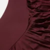 Rochie drapată din crep satinat Envers Rochie drapată din crep satinat Envers
