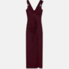 Rochie drapată din jersey de viscoză Rochie drapată din jersey de viscoză