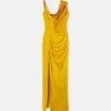 Rochie drapată din jersey de viscoză Rochie drapată din jersey de viscoză