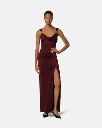 Rochie drapată din jersey de viscoză