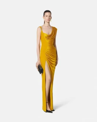 Rochie drapată din jersey de viscoză