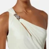 Rochie drapată din jersey de viscoză Rochie drapată din jersey de viscoză