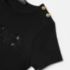 Rochie evazată pentru copii, cu cusături Milano și ornamente