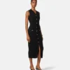 Rochie maxi din tricot de lână și cașmir Rochie maxi din tricot de lână și cașmir
