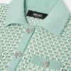 Rochie maxi polo din tricot croșetat Rochie maxi polo din tricot croșetat