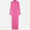 Rochie maxi tip cămașă ajustată Rochie maxi tip cămașă ajustată