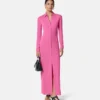 Rochie maxi tip cămașă ajustată Rochie maxi tip cămașă ajustată