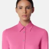 Rochie maxi tip cămașă ajustată Rochie maxi tip cămașă ajustată