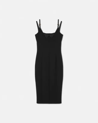 Rochie midi cu catarame baroce