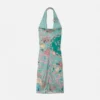 Rochie midi cu gât halter Underwater Barocco Rochie midi cu gât halter Underwater Barocco