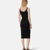 Rochie midi din jersey creponat elastic Rochie midi din jersey creponat elastic
