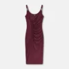 Rochie midi din jersey de viscoză Rochie midi din jersey de viscoză