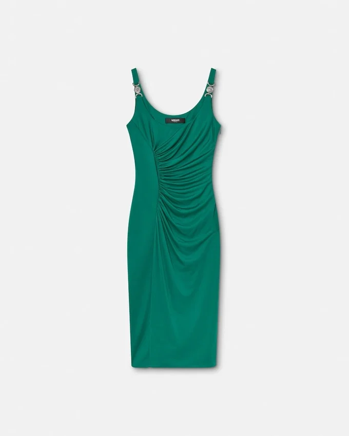 Rochie midi din jersey de viscoză Rochie midi din jersey de viscoză