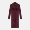 Rochie midi din jersey de viscoză Rochie midi din jersey de viscoză