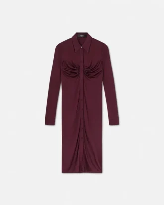 Rochie midi din jersey de viscoză