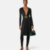Rochie midi din jersey de viscoză Rochie midi din jersey de viscoză