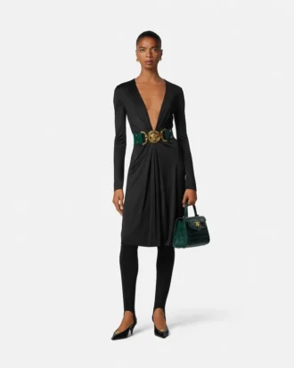 Rochie midi din jersey de viscoză