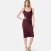 Rochie midi din jersey de viscoză Rochie midi din jersey de viscoză
