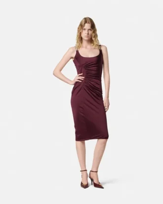 Rochie midi din jersey de viscoză