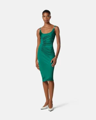 Rochie midi din jersey de viscoză