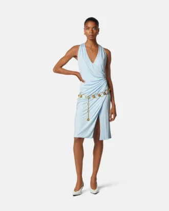 Rochie midi din jersey de viscoză