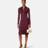 Rochie midi din jersey de viscoză Rochie midi din jersey de viscoză