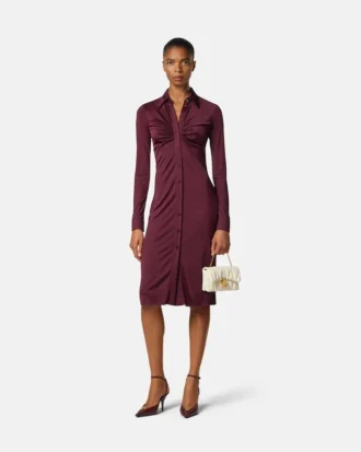 Rochie midi din jersey de viscoză