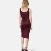Rochie midi din jersey de viscoză Rochie midi din jersey de viscoză