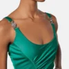 Rochie midi din jersey de viscoză Rochie midi din jersey de viscoză