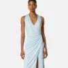 Rochie midi din jersey de viscoză Rochie midi din jersey de viscoză